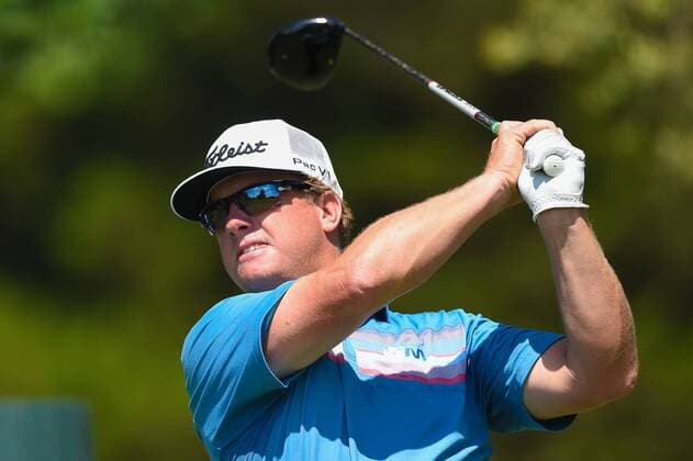 June 25, 2016 - Charley Hoffman tees off at the third hole during third round play at the Quicken Loans National at Congressional Country Club in Bethesda MD. PGA Golf Herren 2016: Quicken Loans National JUN 25 - ZUMAcjm_