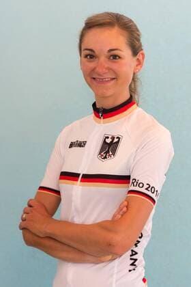 Rio 2016, Radsport, Straße, Präsentation deutsche Teilnehmer Empfang und Vorstellung eines Teil der Olympia Teilnehmer für Rio im Rahmen der Deutschen Meisterschaften im Straßenradsport im Bild: Claudia Lichtenberg (Straßenrennen)