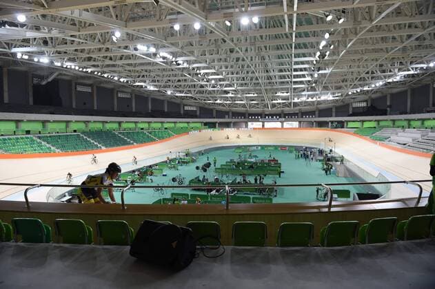 Entrega do Vel?dromo Rio 2016 RIO DE JANEIRO, Brazil - 26 06 2016: VELODROME DELIVERY RIO 2016 - Eduardo Paes delivers the Olympic Velodrome Rio to the President of Rio 2016, Carlos Arthur Nuzman. The works were delayed and delivery is the last of the Olympic Park Rio 2016 in Barra da Tijuca. (Photo: Celso Pupo FotoArena) 1152808  CelsoxPupo
