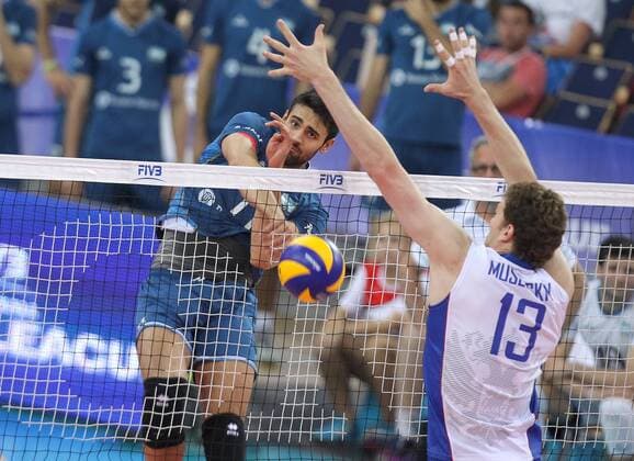 2016.06.26 LODZ ATLAS ARENA FIVB MEN S VOLLEYBALL WORLD LEAGUE LIGA -- Nationalteam - Argentinien vs Russland -- SEBASTIAN SOLE -  20160626APPA_004AK