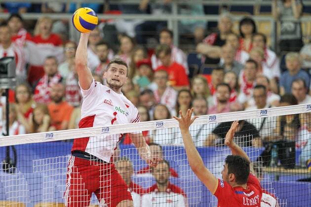 26.06.2016 LODZ LIGA SWIATOWA 2016 FIVB VOLLEYBALL WORLD LEAGUE 2016 Nationalteam Länderspiel - Poland - France -- PIOTR NOWAKOWSKI FRANCExOUT!  20160626FNMG068
