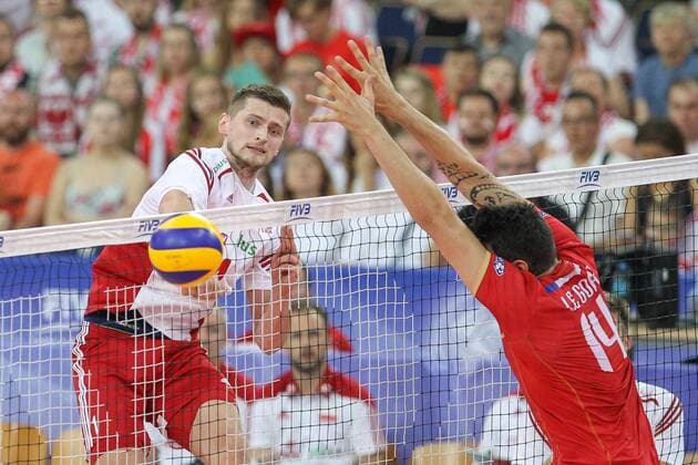 26.06.2016 LODZ LIGA SWIATOWA 2016 FIVB VOLLEYBALL WORLD LEAGUE 2016 Nationalteam Länderspiel - Poland - France -- PIOTR NOWAKOWSKI FRANCExOUT!  20160626FNMG069