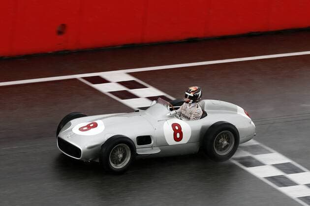 Motorsports: Trackday F1 Deutschland, Hockenheim zum großen Preis von deutschland 94 Pascal Wehrlein (GER, Manor Racing MRT), 1955: Mercedes-Benz W 196 R Monoposto xJuergenxTapx xHochxZweix