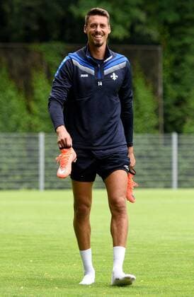 28.06.2016, xfux, Fussball 1.Bundesliga, SV Darmstadt 98 Training, emspor emonline, v.l. Sandro Wagner (SV Darmstadt 98) Darmstadt