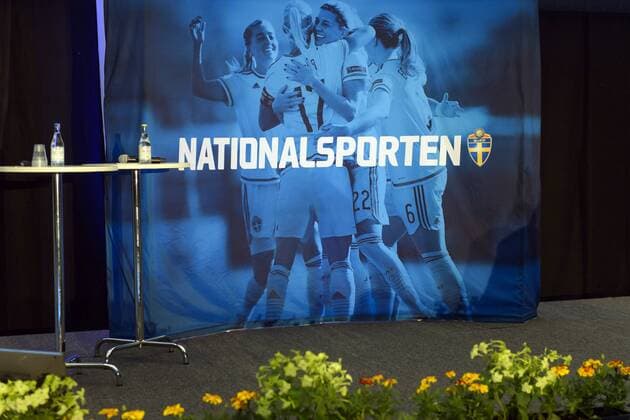 160628 Inför en presskonferens där OS-truppen presenterades den 28 juni 2016 i Halmstad.  Copyright: AndersxBjurö BB160628BB376