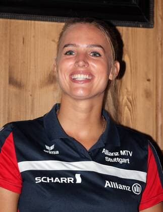 Allianz MTV Stuttgart Pressekonferenz Deutschland, Stuttgart, 29.06.2016, Volleyball, 1. Bundesliga Frauen, Saison 2016 2017, Allianz MTV Stuttgart, Pressekonferenz: Kim Renkema.