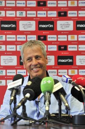 Fußball, Lucien Favre während des Trainingsauftakts bei OGC Nizza Lucien Favre - Fussball Frankreich, Ligue 1, Pressekonferenz OGC Nice - 29 06 2016 NORBERTSCANELLA PANORAMIC 