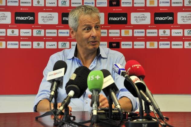Fußball, Lucien Favre während des Trainingsauftakts bei OGC Nizza Lucien Favre - Fussball Frankreich, Ligue 1, Pressekonferenz OGC Nice - 29 06 2016 NORBERTSCANELLA PANORAMIC 