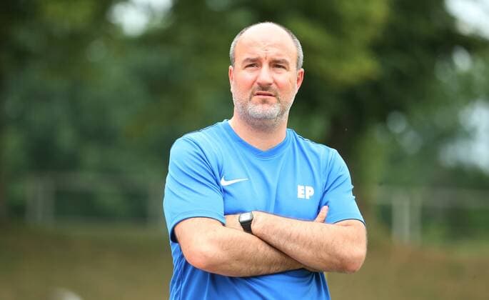 Templin, 22.06.2016, Stadion der Freundschaft , Testspiel, Chemnitzer FC vs. FC Viktoria Berlin 1:1 (0:1) , Im Bild: Trainer Ersan Parlatan, FC Viktoria Berlin. ,