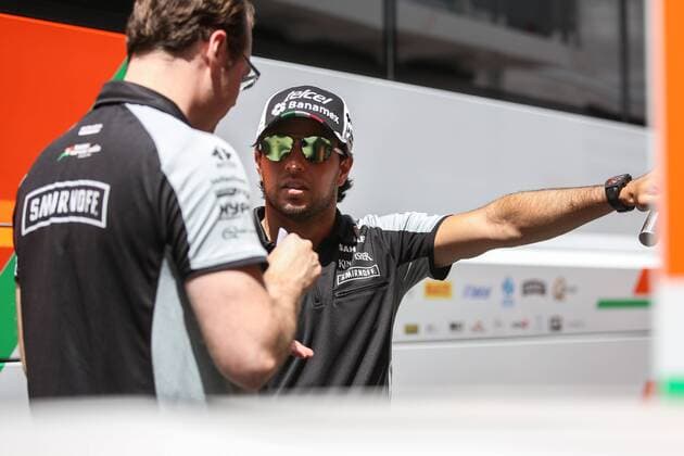 FORMULA 1 - GP of Austria 2016 SPIELBERG,AUSTRIA,30.JUN.16 - MOTORSPORTS, FORMULA 1 - Grand Prix of Austria, Red Bull Ring, preview. Image shows Sergio Perez (MEX Force India). GEPAxpictures xDanielxGoetzhaber