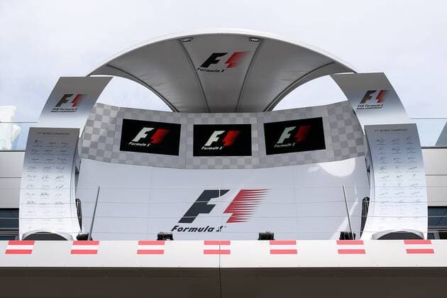 FORMULA 1 - GP of Austria 2016 SPIELBERG,AUSTRIA,30.JUN.16 - MOTORSPORTS, FORMULA 1 - Grand Prix of Austria, Red Bull Ring, preview. Image shows the award ceremony podest. GEPAxpictures xDanielxGoetzhaber