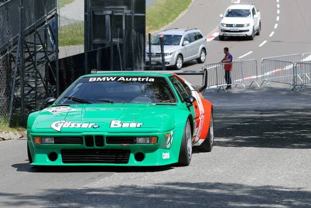 FORMULA 1 - GP of Austria 2016 SPIELBERG,AUSTRIA,30.JUN.16 - MOTORSPORTS, FORMULA 1 - Grand Prix of Austria, Red Bull Ring, preview. Image shows an old BMW M1 Procar car. GEPAxpictures xMaticxKlansek
