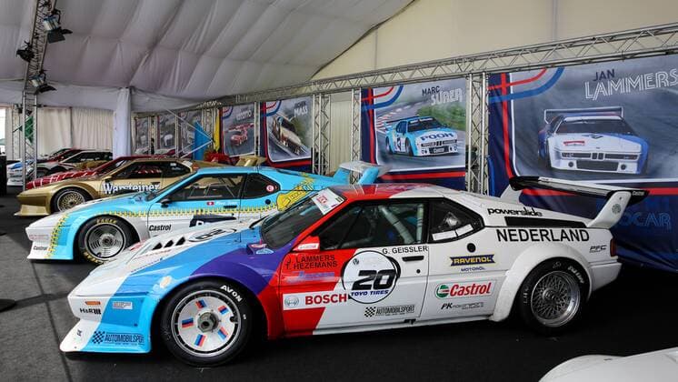 FORMULA 1 - GP of Austria 2016 SPIELBERG,AUSTRIA,30.JUN.16 - MOTORSPORTS, FORMULA 1 - Grand Prix of Austria, Red Bull Ring, preview. Image shows the old BMW M1 Procar cars. GEPAxpictures xMaticxKlansek