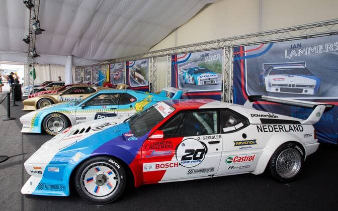 FORMULA 1 - GP of Austria 2016 SPIELBERG,AUSTRIA,30.JUN.16 - MOTORSPORTS, FORMULA 1 - Grand Prix of Austria, Red Bull Ring, preview. Image shows the old BMW M1 Procar cars. GEPAxpictures xMaticxKlansek