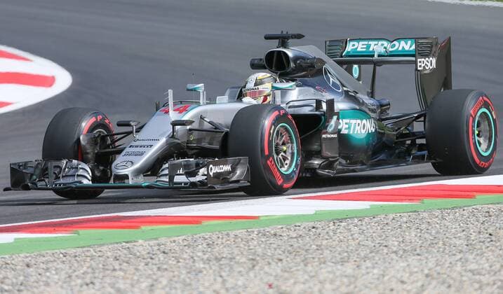 FORMULA 1 - GP of Austria 2016 SPIELBERG,AUSTRIA,01.JUL.16 - MOTORSPORTS, FORMULA 1 - Grand Prix of Austria, Red Bull Ring, free practice. Image shows Lewis Hamilton (GBR Mercedes GP). GEPAxpictures xMarioxKneisl