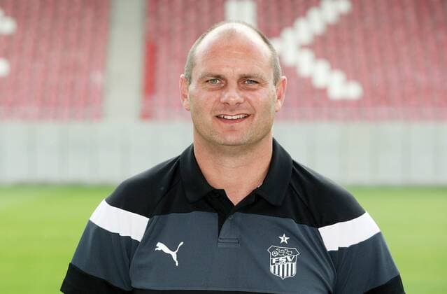 Team FSV Zwickau Fußball 3.Liga 2016 17 Zwickau, 02.07.2016, FSV Stadion, Fußball, 3.Liga, FSV Zwickau , Mannschaftspräsentation für die Saison 2016 2017. , Im Bild; Sportdirektor David Wagner ,
