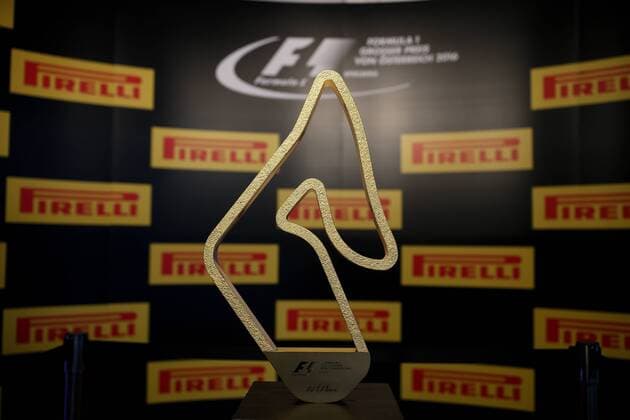 FORMULA 1 - GP of Austria 2016 SPIELBERG,AUSTRIA,03.JUL.16 - MOTORSPORTS, FORMULA 1 - Grand Prix of Austria, Red Bull Ring. Image shows the trophy. GEPAxpictures xDanielxGoetzhaber