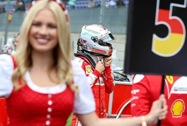 FORMULA 1 - GP of Austria 2016 SPIELBERG,AUSTRIA,03.JUL.16 - MOTORSPORTS, FORMULA 1 - Grand Prix of Austria, Red Bull Ring. Image shows Sebastian Vettel (GER Ferrari). GEPAxpictures xChristianxWalgram