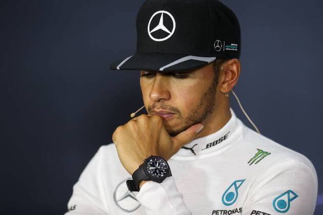 FORMULA 1 - GP of Austria 2016 SPIELBERG,AUSTRIA,03.JUL.16 - MOTORSPORTS, FORMULA 1 - Grand Prix of Austria, Red Bull Ring, press conference PK Pressekonferenz Image shows Lewis Hamilton (GBR Mercedes GP). GEPAxpictures xDanielxGoetzhaber
