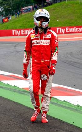 Sebastian Vettel, Scuderia Ferrari, Crash, formula 1 GP, Austria in Spielberg, 03.07.2016 Photo:mspb Jerry Andre Crash, Sebastian Vettel, formula 1 GP, Austria