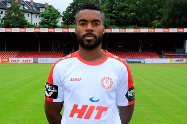 Fußball, GER, 3.Liga, Porträttermin 2016 2017, Fortuna Köln Kusi Kwame Offizieller Fototermin Fortuna Köln