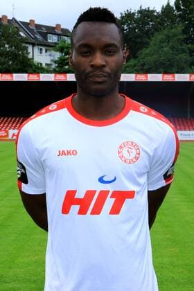 Fußball, GER, 3.Liga, Porträttermin 2016 2017, Fortuna Köln Cedric Mimbala Offizieller Fototermin Fortuna Köln