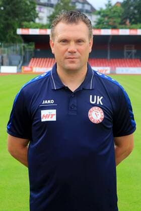 Fußball, GER, 3.Liga, Porträttermin 2016 2017, Fortuna Köln Trainer Uwe Koschinat Offizieller Fototermin Fortuna Köln