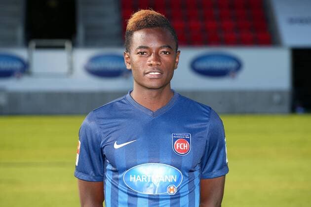 Fussball , GER, 2.BL, Portraettermin 2016 2017, 1.FC Heidenheim, Neuzugang David Atanga ( 1.FC Heidenheim ), Heidenheim Copyright: Langer Eibner-Pressefoto EP_HLR