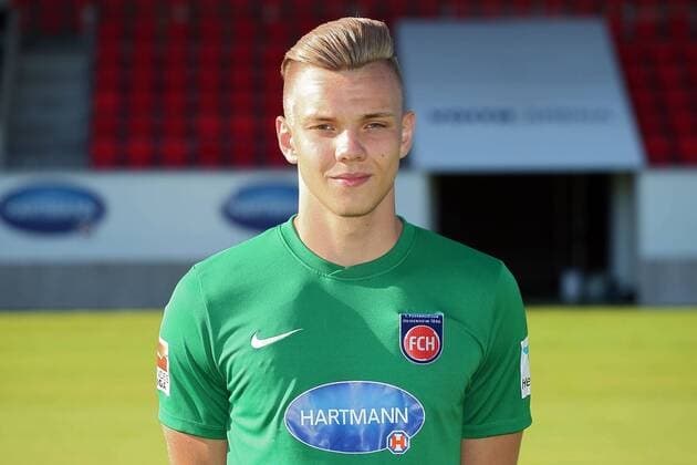 Fussball , GER, 2.BL, Portraettermin 2016 2017, 1.FC Heidenheim, Leon Jankowski ( 1. FC Heidenheim ), Heidenheim Copyright: Langer Eibner-Pressefoto EP_HLR