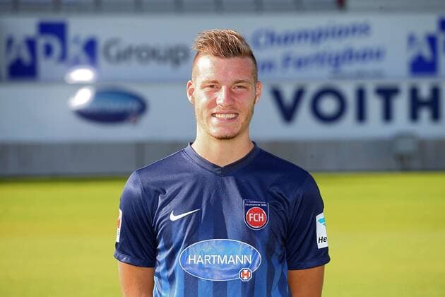 Fussball , GER, 2.BL, Portraettermin 2016 2017, 1.FC Heidenheim, Dominik Widemann ( 1.FC Heidenheim ), Heidenheim Copyright: Langer Eibner-Pressefoto EP_HLR