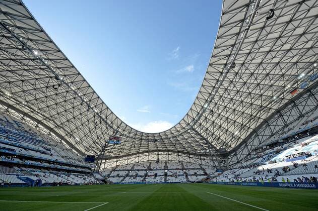 SOCCER - UEFA EURO EM Europameisterschaft Fussball 2016, GER vs FRA MARSEILLE,FRANCE,07.JUL.16 - SOCCER - UEFA European Championship EM Europameisterschaft 2016, semifinals, international match Länderspiel Germany vs France. Image shows the Stade Velodrome. Keywords: stadium GEPAxpictures xFlorianxErtl