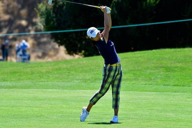 07 July 16: Hsu from the fairway during the US Women s Open at CordeValle Golf Club in San Martin, CA. (Photo by Rob Sirota Icon Sportswire) GOLF: JUL 07 LPGA Golf Damen - U.S. Women s Open - First Round Icon16070716641 EDITORIAL USE ONLY