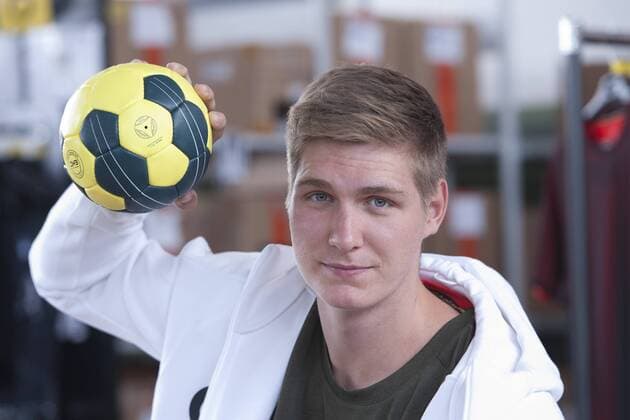 Finn LEMKE, Handballspieler, Einkleidung der Deutschen Olympiamannschaft fuer die Olympischen Spiele und die Paralympics 2016 in Rio de Janeiro, Brasilien, am 07.07.2016 in Hannover, Â