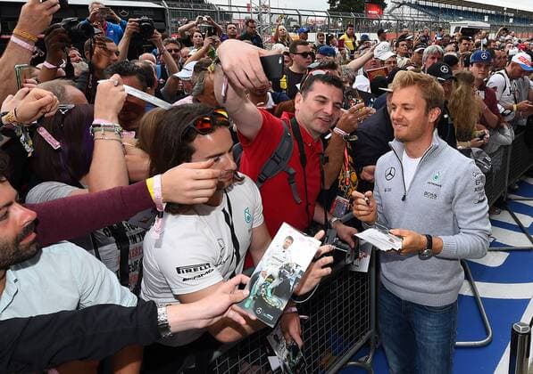Nico Rosberg; Mercedes Grand Prix, formula 1 GP, Great Britain in Silverstone 08.07.2016 Photo:mspb Jerry Andre Nico Rosberg; formula 1 GP, Great Britain