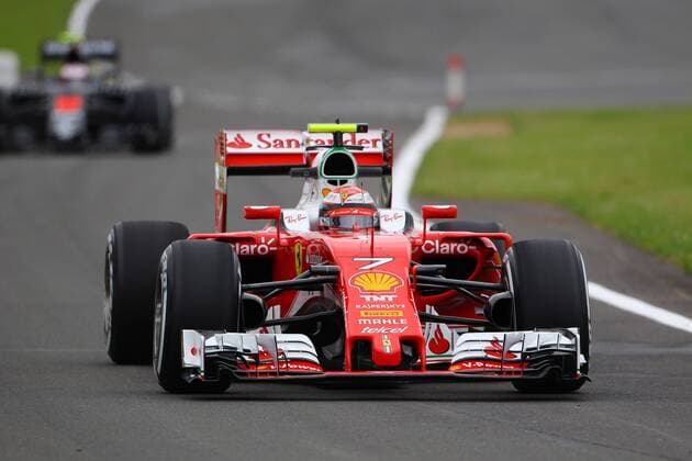 British Grand Prix, Silverstone 07 - 10 July 2016 08.07.2016 - Free Practice 1, Kimi Raikkonen (FIN) Scuderia Ferrari SF16-H 