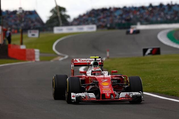 MotorSports: FIA Formula One World Championship WM Weltmeisterschaft 2016, Grand Prix of Great Britain, 7 Kimi Raikkonen (FIN, Scuderia Ferrari), xHOCHxZWEIx