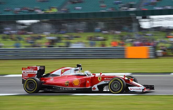 Sebastian Vettel, Scuderia Ferrari, formula 1 GP, Great Britain in Silverstone 08.07.2016 Photo:mspb Jerry Andre Sebastian Vettel, formula 1 GP, Great Britain