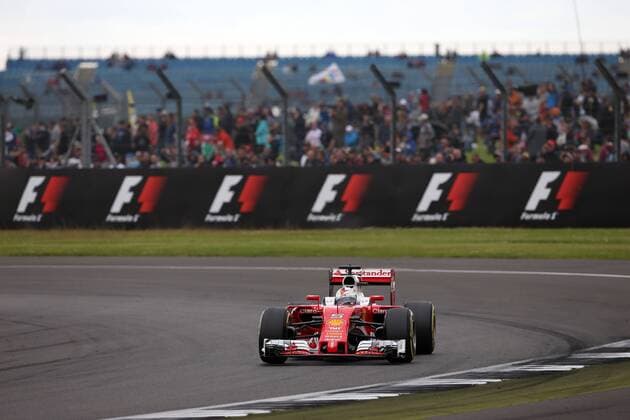British Grand Prix, Silverstone 07 - 10 July 2016 09.07.2016 - Free Practice 3, Sebastian Vettel (GER) Scuderia Ferrari SF16-H 