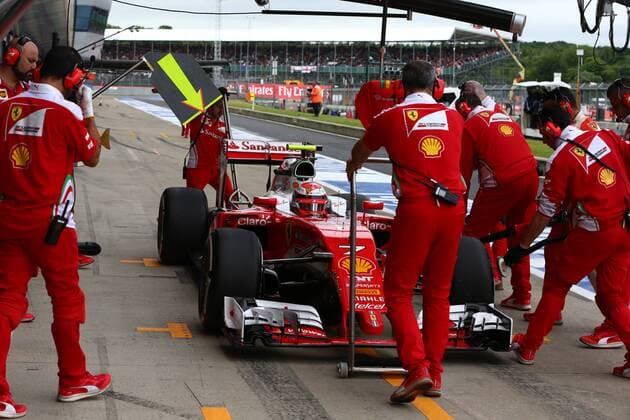 British Grand Prix, Silverstone 07 - 10 July 2016 09.07.2016 - Free Practice 3, Kimi Raikkonen (FIN) Scuderia Ferrari SF16-H 