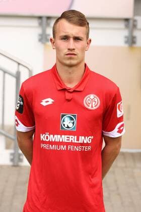 Fußball, 3. Liga, 1. FSV Mainz 05 II Porträttermin MALTE MOOS FUSSBALL, GER, 3. LIGA, PORTRAETTERMIN 2016 17, MAINZ 05 U23, MAINZ 05 II 