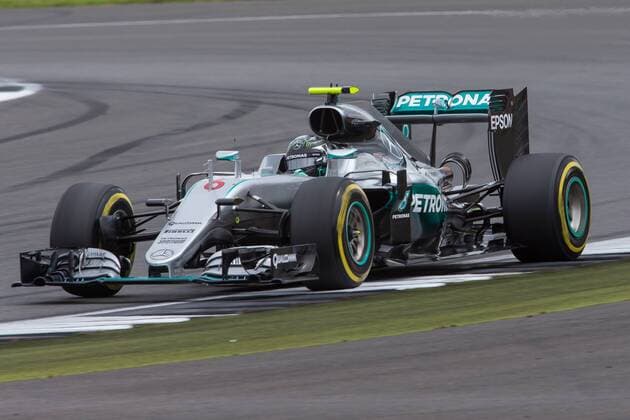 09.07.2016. Silverstone, Northants, England. Formula One British Grand Prix Qualifying. Mercedes AMG Petronas Formula One Team driver Nico Rosberg on his way to 2nd on pole xTimxWilliamsx  ActionPlus11759989