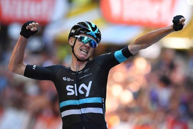 Themen der Woche - SPORT Bilder des Tages - SPORT FROOME Christopher (GBR) Rider of TEAM SKY CYCLISME : Tour de France - Etape 8 - Pau Bagneres-de-Luchon - 09 07 2016 PhotoNews Panoramic  -