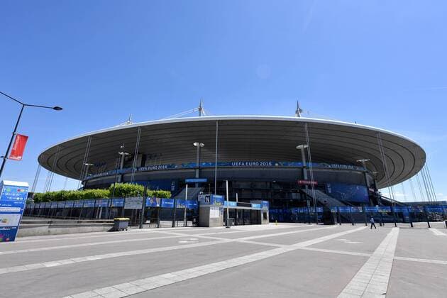 SOCCER - UEFA EURO EM Europameisterschaft Fussball 2016, POR vs FRA SAINT-DENIS,FRANCE,09.JUL.16 - SOCCER - UEFA European Championship EM Europameisterschaft 2016, final, international match Länderspiel Portugal vs France, preview. Image shows the Stade de France. Keywords: stadium. GEPAxpictures xFlorianxErtl
