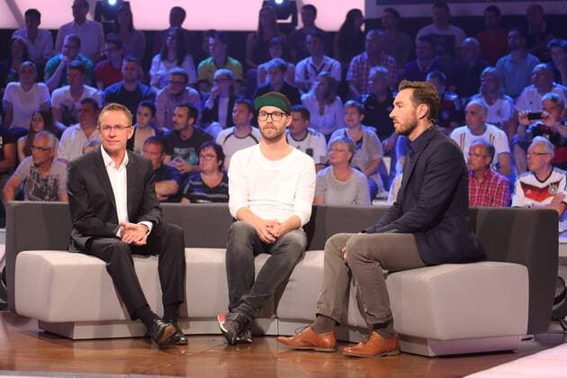 RALF RANGNICK, MARK FORSTER, SVEN VOSS DAS AKTUELLE SPORTSTUDIO ZDF MAINZ 