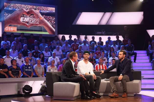 RALF RANGNICK, MARK FORSTER, SVEN VOSS DAS AKTUELLE SPORTSTUDIO ZDF MAINZ 