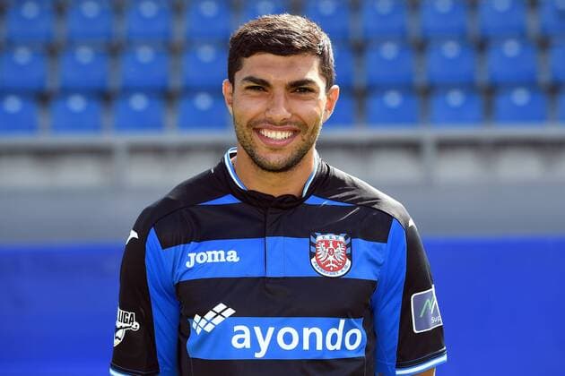 10.07.2016, Fußball, GER, 3.Liga, Portraettermin 2016 2017 FSV Frankfurt Fototermin, emspor v.l. Adil Chihi (FSV Frankfurt) Frankfurt am Main