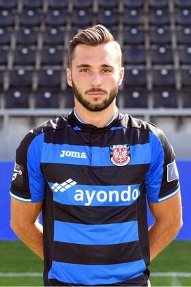 10.07.2016, Fußball, GER, 3.Liga, Portraettermin 2016 2017 FSV Frankfurt Fototermin, emspor v.l. Fabian Schleusener (FSV Frankfurt) Frankfurt am Main