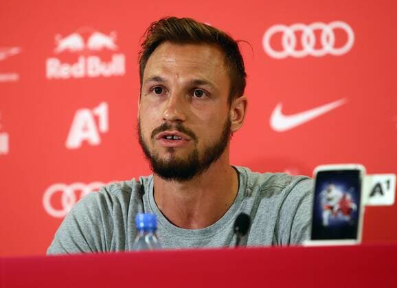 SOCCER - CL quali, RBS vs Liepaja SALZBURG,AUSTRIA,11.JUL.16 - SOCCER - UEFA Champions League, qualification, Red Bull Salzburg vs FK Liepaja, preview, press conference PK Pressekonferenz of RBS. Image shows Andreas Ulmer (RBS). GEPAxpictures xFelixxRoittner