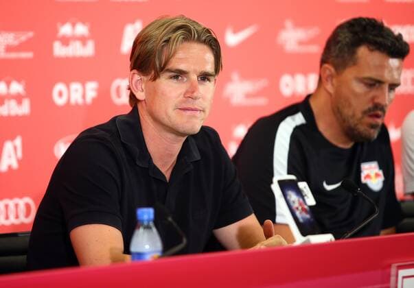 SOCCER - CL quali, RBS vs Liepaja SALZBURG,AUSTRIA,11.JUL.16 - SOCCER - UEFA Champions League, qualification, Red Bull Salzburg vs FK Liepaja, preview, press conference PK Pressekonferenz of RBS. Image shows sports coordinator Christoph Freund (RBS). GEPAxpictures xFelixxRoittner