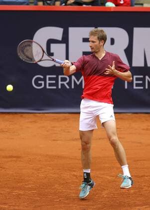 Foto : Florian Mayer ( GER ) Tennis German Open in Hamburg Mon. 11.07.2016
